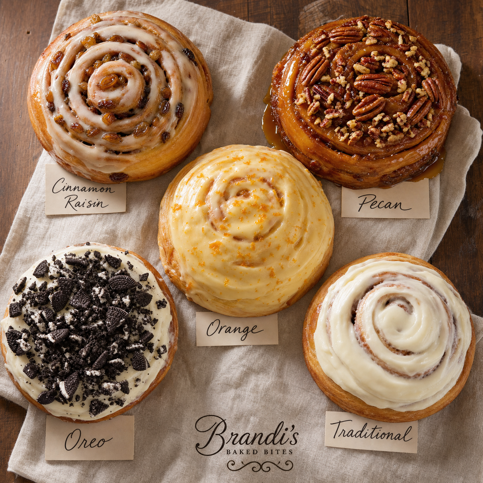 Specialty cinnamon rolls